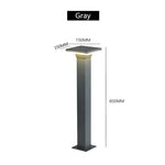 lampe extérieure led moderne imperméable ip65 aluminium noir gris adhésive fixe autonomes