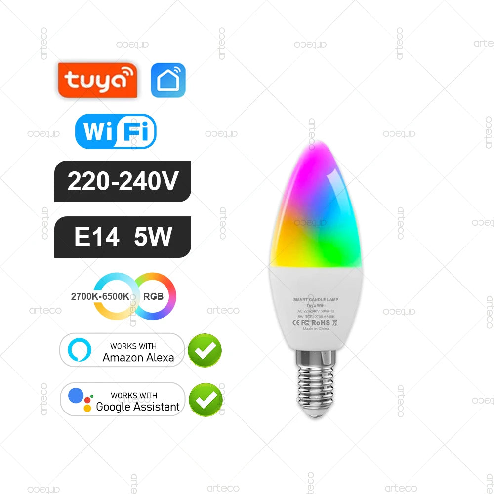 ampoules led intelligentes e27 blanc multicolore rgb transparentes modernes technologiques compatible alexa google