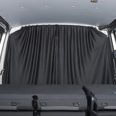 Rideau occultant gris pour séparation cabine camping-car