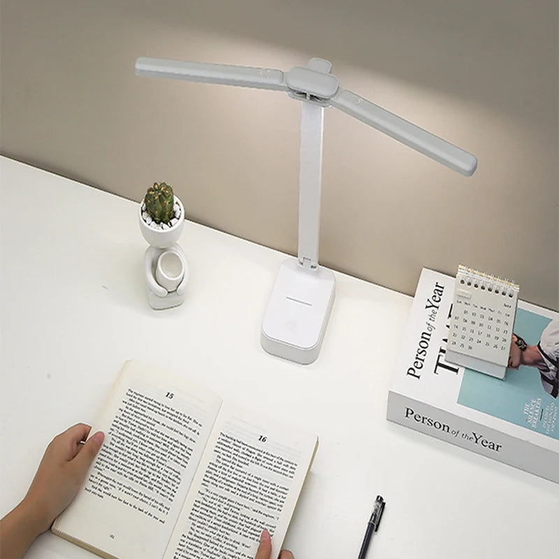 lampe pliable rechargeable led moderne blanc sans ombre tactile usb