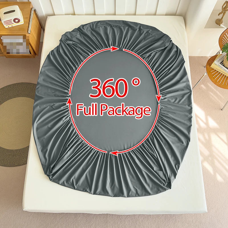 housse lit violet bleu marine gris uni anti acariens anti bactéries moderne 120x200 150x200