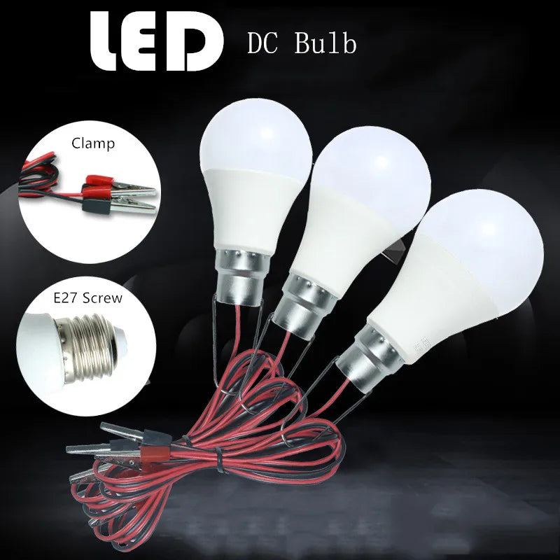 ampoules led 12v blanc froid 3w 5w 9w 12w 15w 18w 360° lumineuses e27