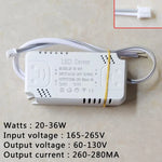 driver led blanc moderne 165 265v ac 80w transformateur éclairage fonctionnel