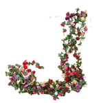 guirlande fleurs artificielles roses décoratives intérieur mariage anniversaire romantique printemps automne événements