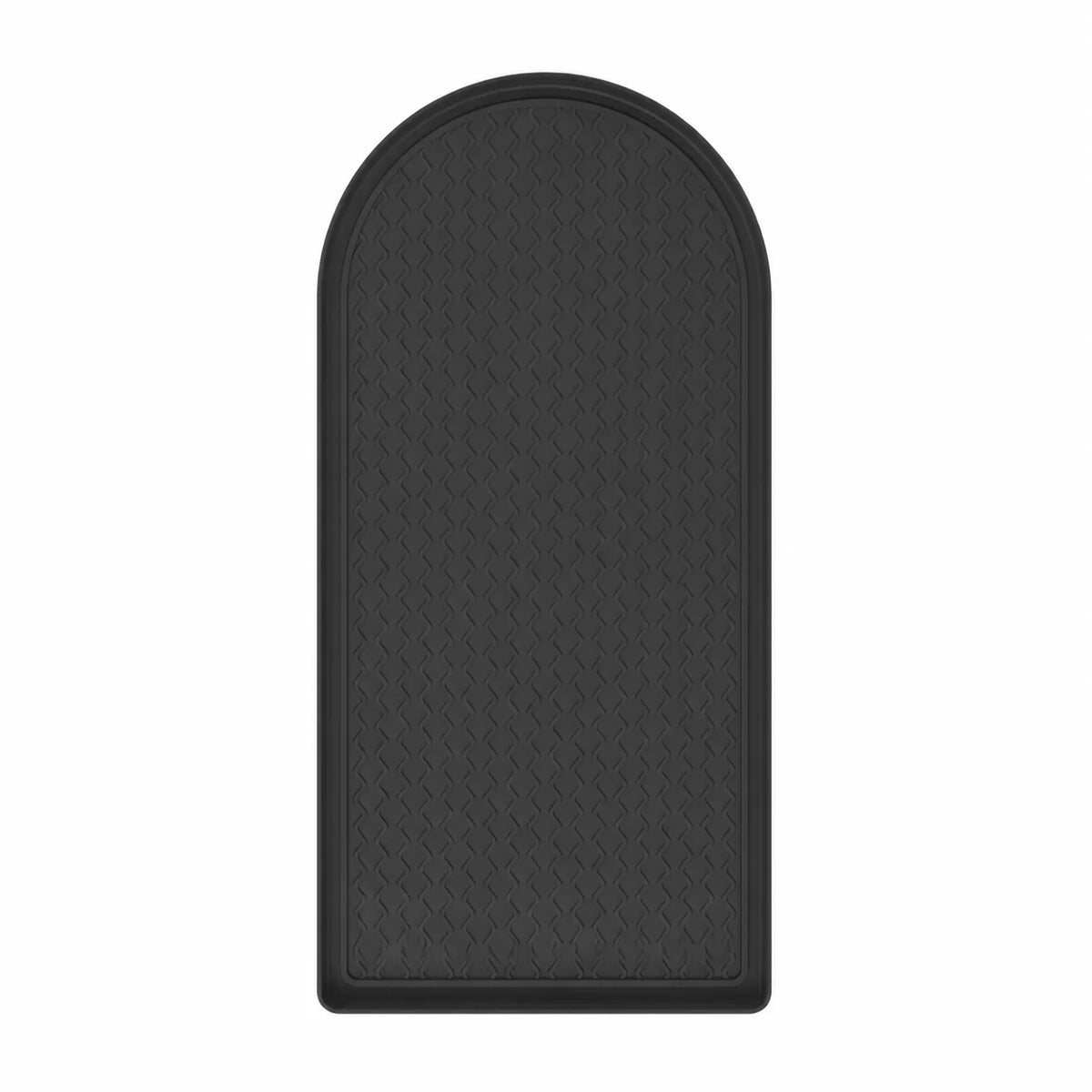 tapis silicone antidérapant machine noir texture carreaux moderne facile nettoyage