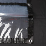 rideau translucide moderne peva pe noir 95 transparence 5m distance
