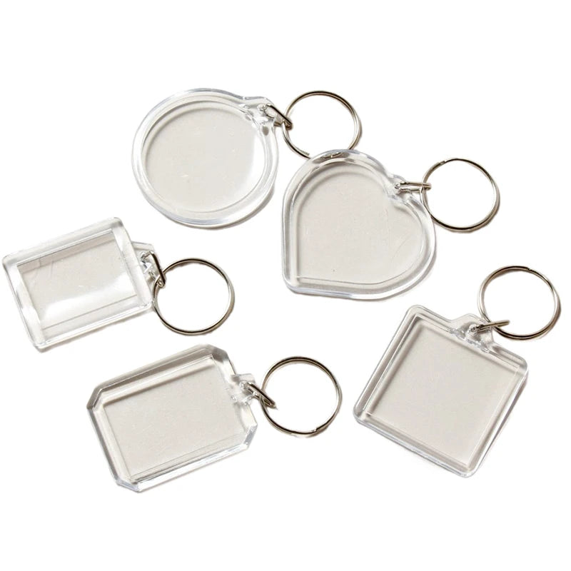 porte clés transparent moderne imprimé ❤️ You étoile super dad anneau métallique