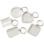 porte clés transparent moderne imprimé ❤️ You étoile super dad anneau métallique