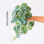 plantes artificielles feuilles vertes modernes sans pot extérieures 58cm 50cm