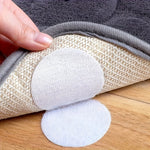 coussinets préhension antidérapants réutilisables adhésifs tapis canapé matelas gris beige blanc marron texturés intérieur