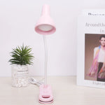 lampe led clip usb rechargeable blanc moderne minimaliste chambre étude