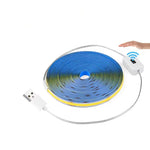 ruban led flexible blanc rayures noires moderne interrupteur capteur interrupteur poussoir adhésif double face