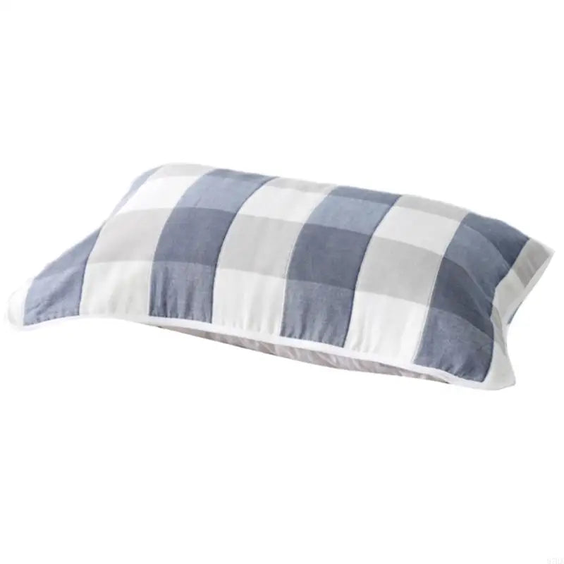 couverture lit patchwork bleu blanc non glissant respectueux environnement moderne adhésif
