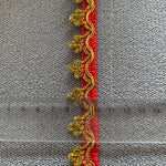 rubans brodés dorés classiques noir rouge or argent vert bleu mariage décoration intérieure artisanat
