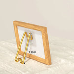 supports cadre photo adhésifs modernes blanc doré argenté lisses opaques 13cm 18cm 23cm