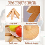 Dessous de plat pliable montrant sa texture lisse