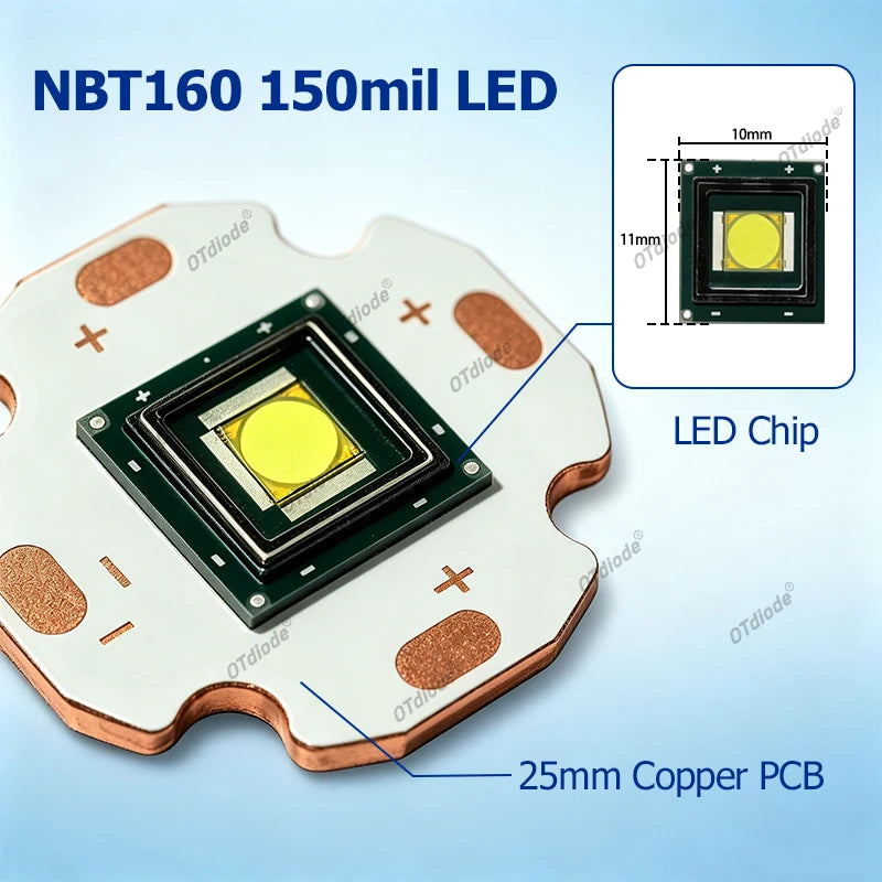 Diode led blanc 6000k moderne imprimée pcb 10mm 20mm 25mm 32mm
