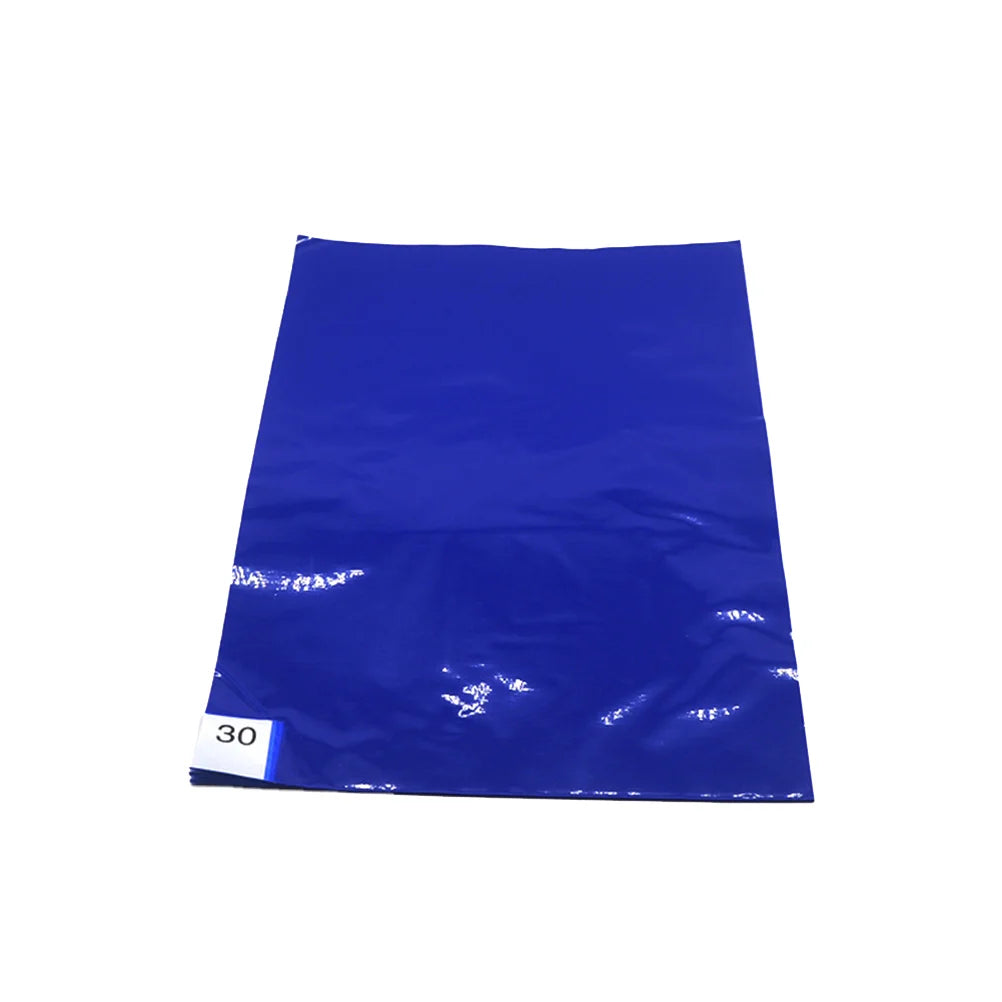 tapis adhésif bleu texture froissée moderne porte entrée sol maison simple