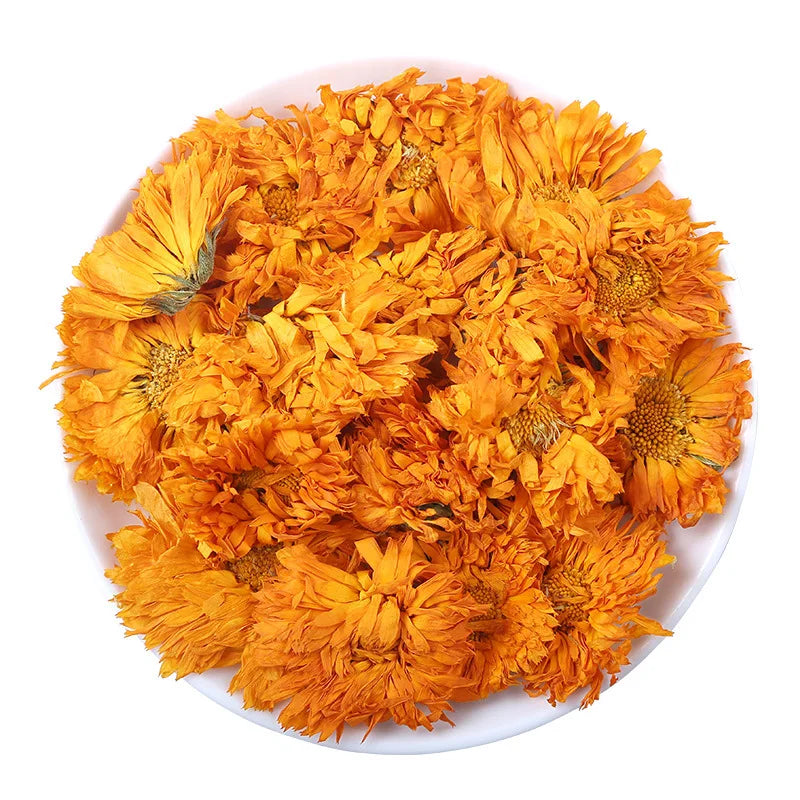 fleurs séchées orange pétale calendula naturel decoration maison intérieur 100g 200g