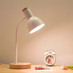 lampe table bois fer pliable nordique moderne lecture salon chambre