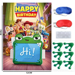accessoires fête toy story figurines personnages masques yeux boîtes dragées pailles autocollants enveloppes multicolore