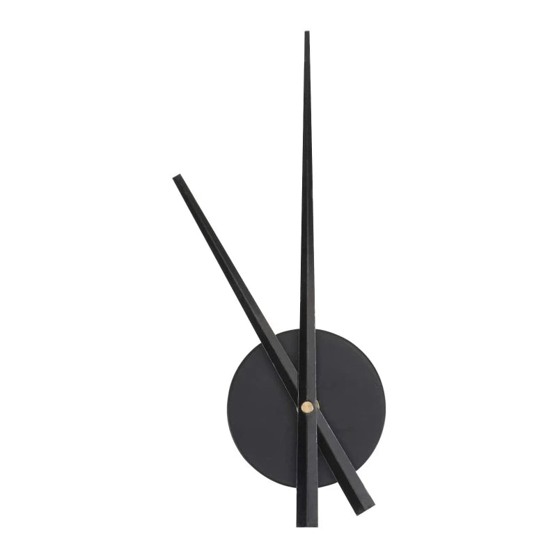 horloge murale moderne mécanisme aiguille métal doré argenté minimaliste nature morte