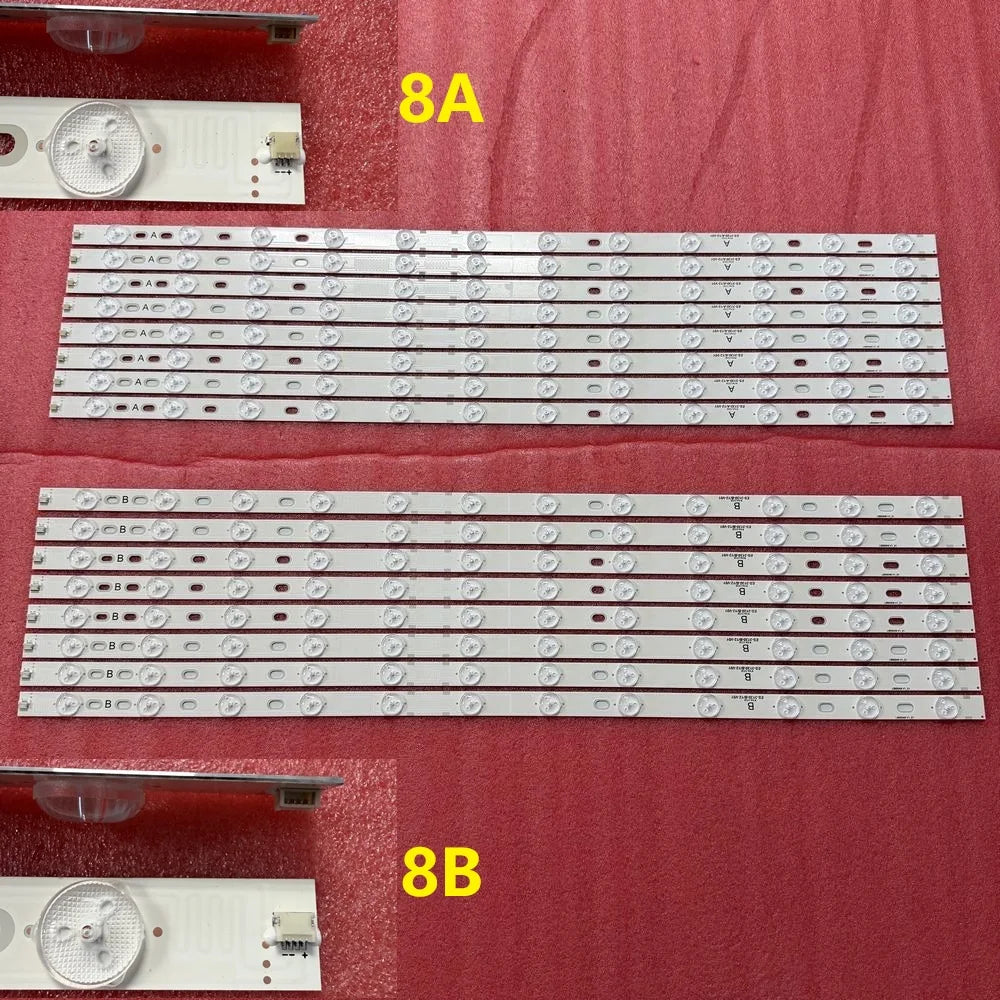 bandes led blanc perforations moderne éclairage aluminium sans cable fixations autres