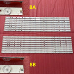 bandes led blanc perforations moderne éclairage aluminium sans cable fixations autres