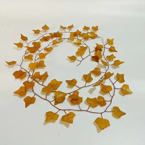 décoration extérieure guirlande feuilles vigne naturelle artificielle 82.67 pouces 80 feuilles verte