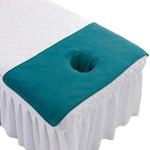 coussin massage velours doux bleu rose marron gris confortable moderne 35x35cm 40x80cm