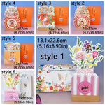 calendrier mural floral 2026 couleurs vives motifs traditionnels artistique support bois