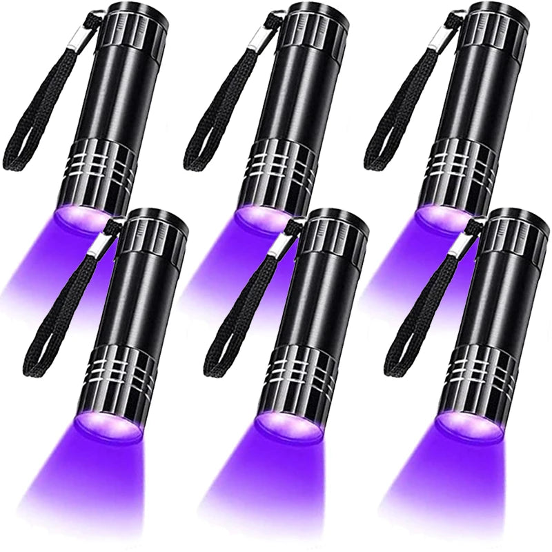 lampe torche uv led résistante autodéfense 10w moderne alliage aluminium