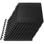 tapis sol modulable tapis eva 60x60cm 10mm epais noir texture geometrique moderne connecteurs