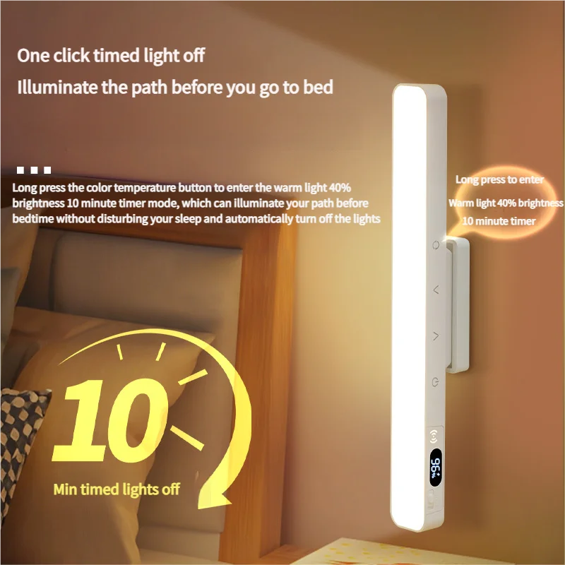 lampe led rechargeable usb veilleuse table moderne rectangle écran digital