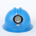 lampe frontale led bleu noire bande velcro pratique adaptateur secteur haute luminosité 1.5w