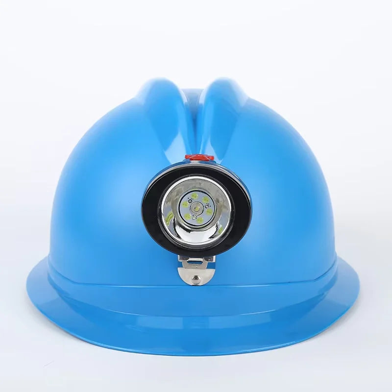 lampe frontale led bleu noire bande velcro pratique adaptateur secteur haute luminosité 1.5w