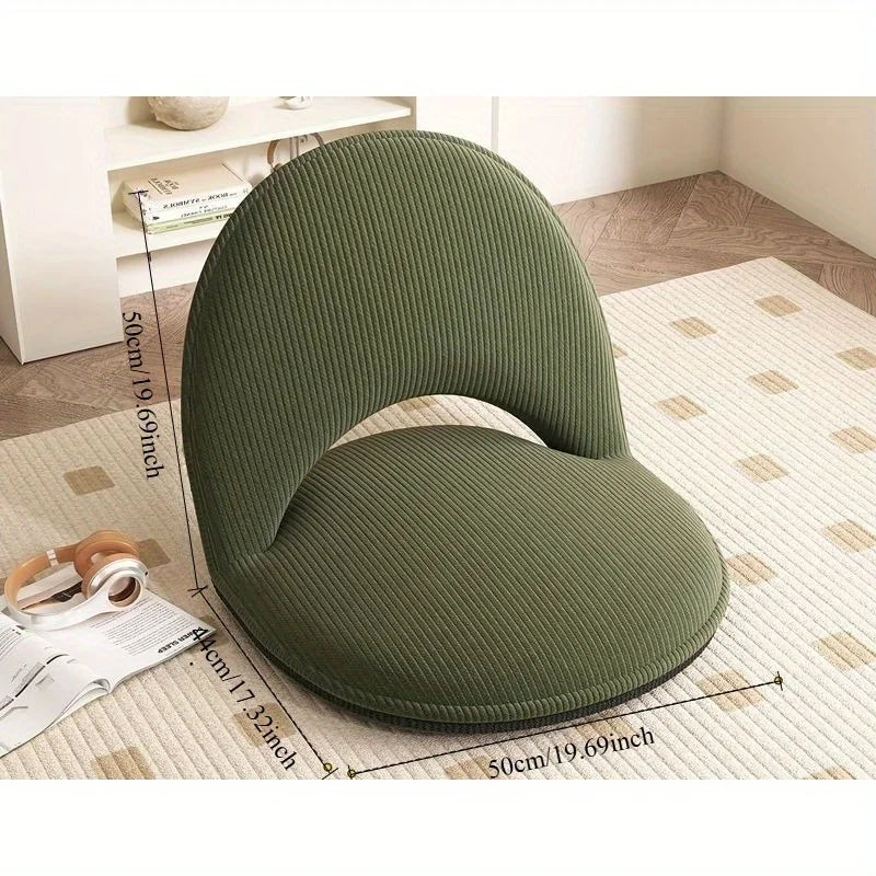 fauteuil sol moderne orange rayures horizontales confortable tapis livre lampe jouets plateau objetos