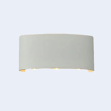 applique murale led moderne noire fixée mur éclairage haut bas chambre entrée salle bain