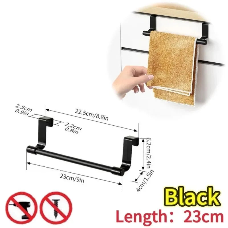 porte serviettes mural acier inoxydable gris beige rose moderne clips 23cm 36cmversible salon cuisine