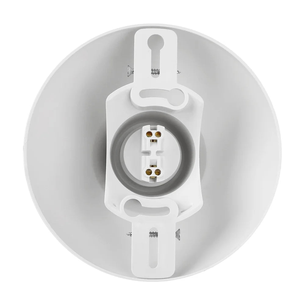 support ampoule led e27 blanc rond moderne fixation murale vis basse tension rohs lvd