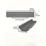 tapis drainage évier silicone gris moderne éponge vaisselle assiettes bols séchage respectueux environnement