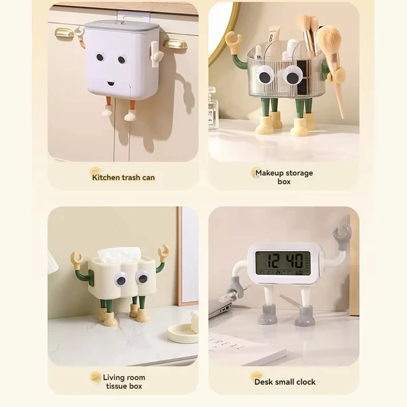 robots décoratifs créatifs fixation tête bras pattes animées moderne ludique