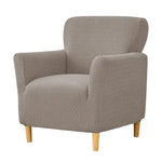 Fauteuil couverture jacquard extensible polyestère moderne gris vert rouge noirextérieurintérieurmachine