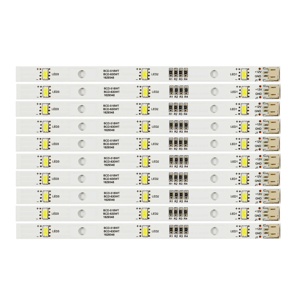 ruban led blanc mat moderne 110 240v 30watts certifications ccc cqc fcc gs lvd