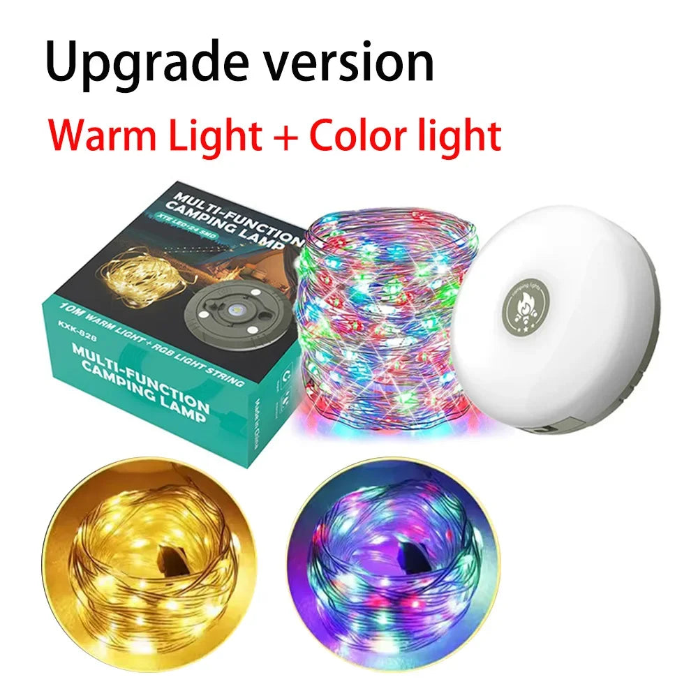 guirlande lumineuse multicolore led clips rechargeable moderne 8m 5v 1a