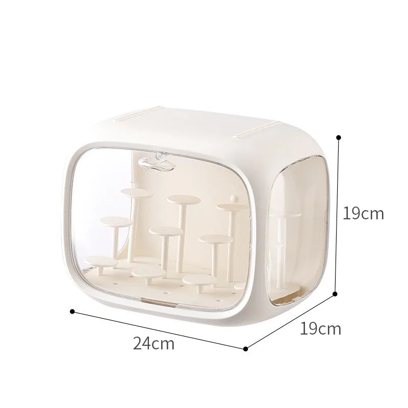 boîtes présentation transparentes modernes figurines blanc empilables rangement organisation jouets