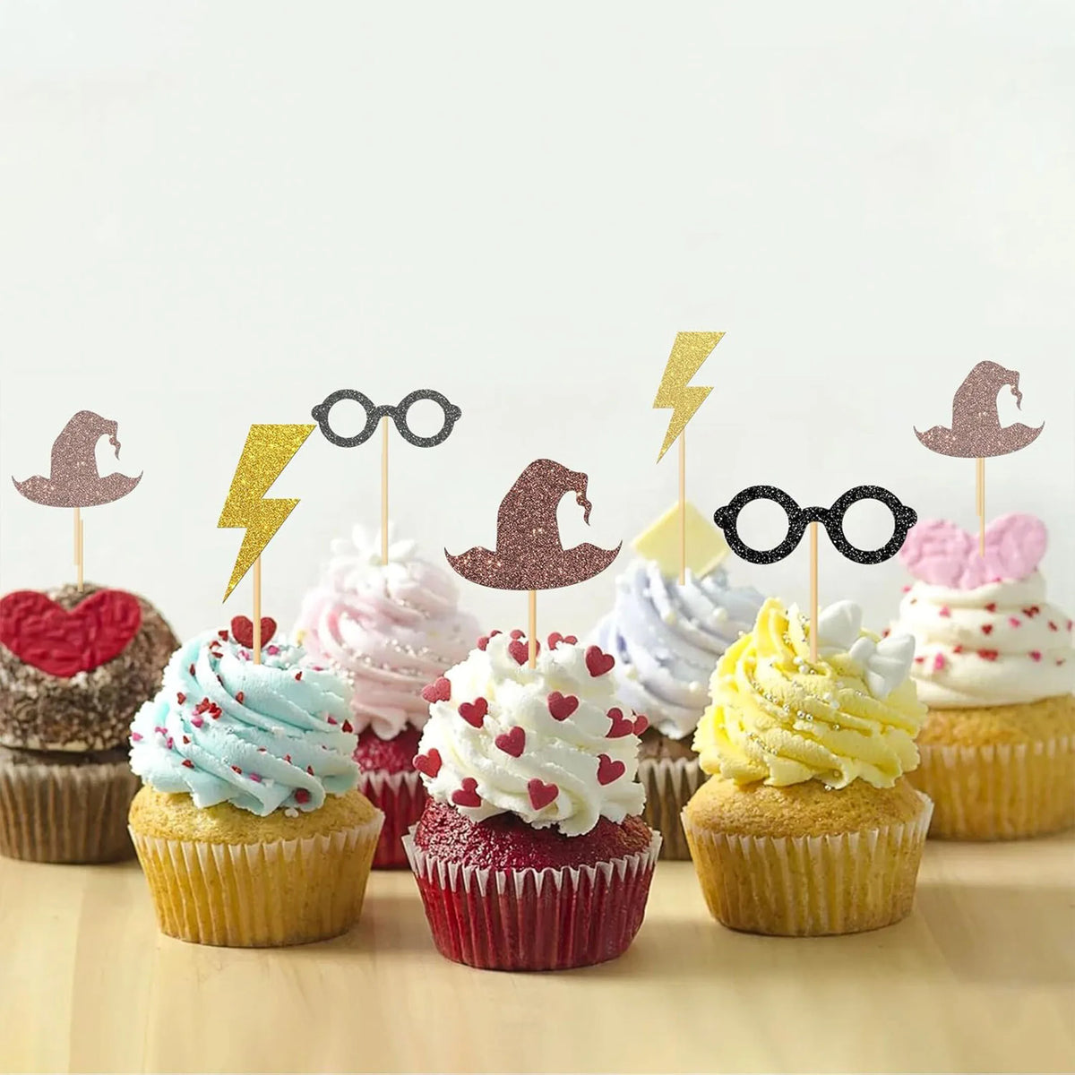 accessoires fête chapeau sorcier lunettes éclair or pailleté noir pailleté blanc festive