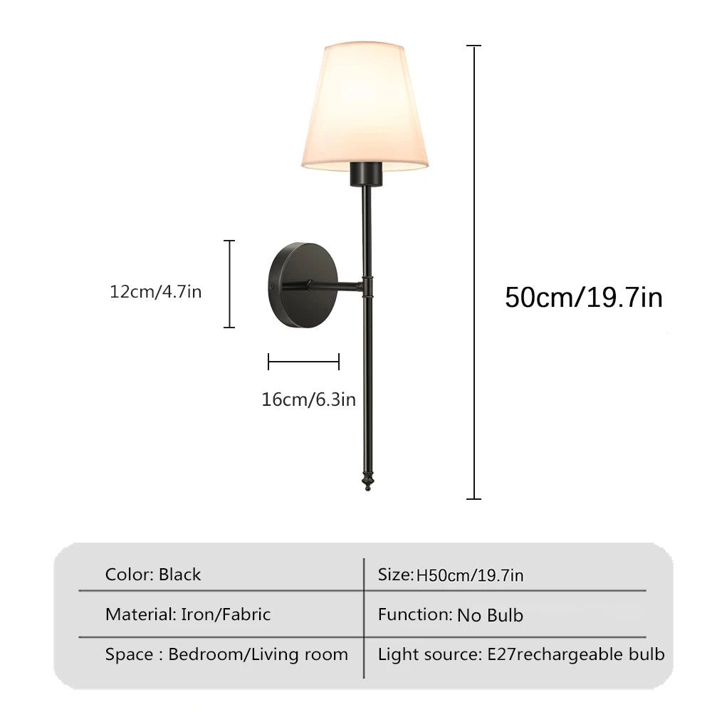 lampe murale moderne or blanc rechargeable rgb vis minimaliste led abatjour