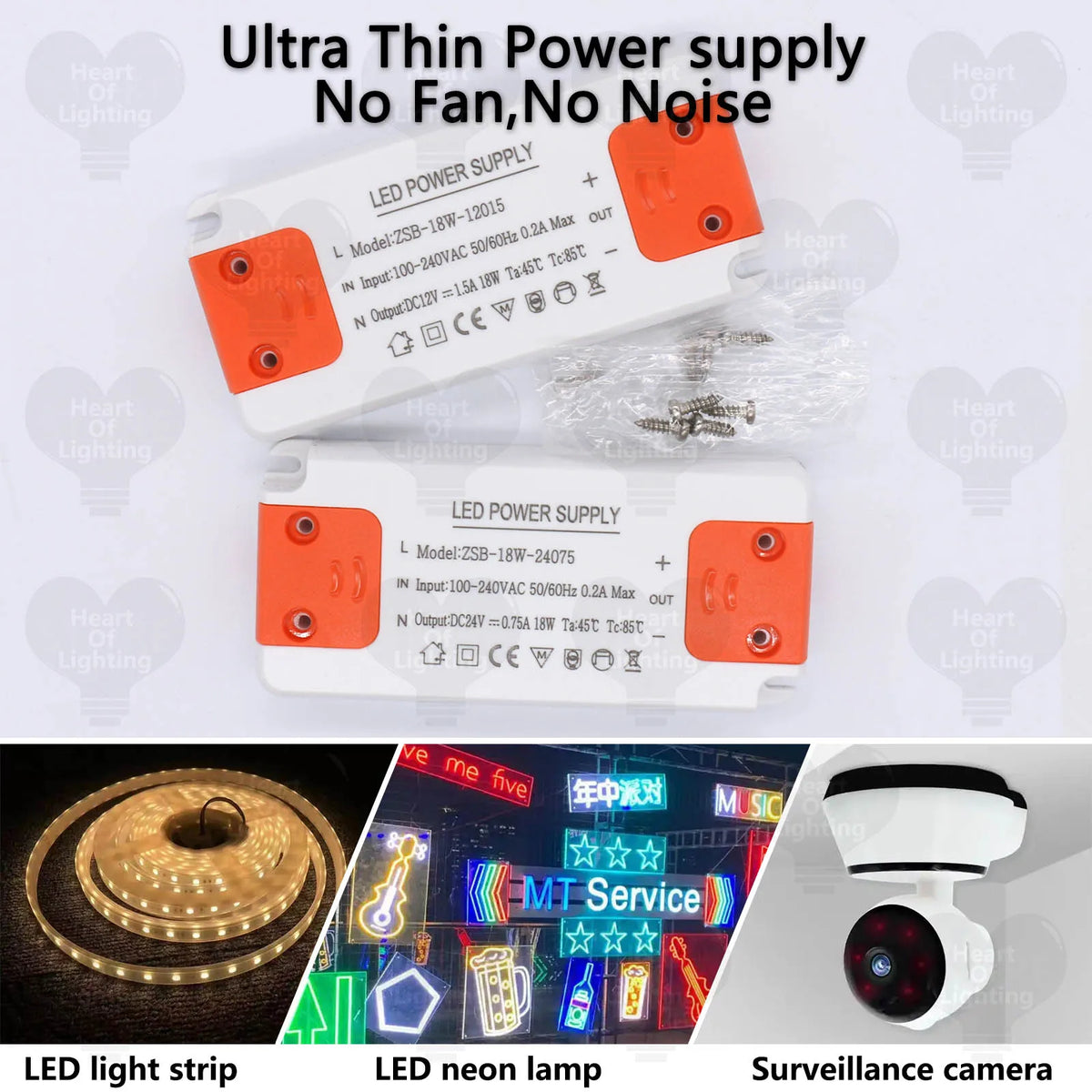 alimentation led ultra fine 12v 24v 12w 120w blanc vis moderne