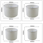 abat jour gris moderne toile lin lampes table facile assembler